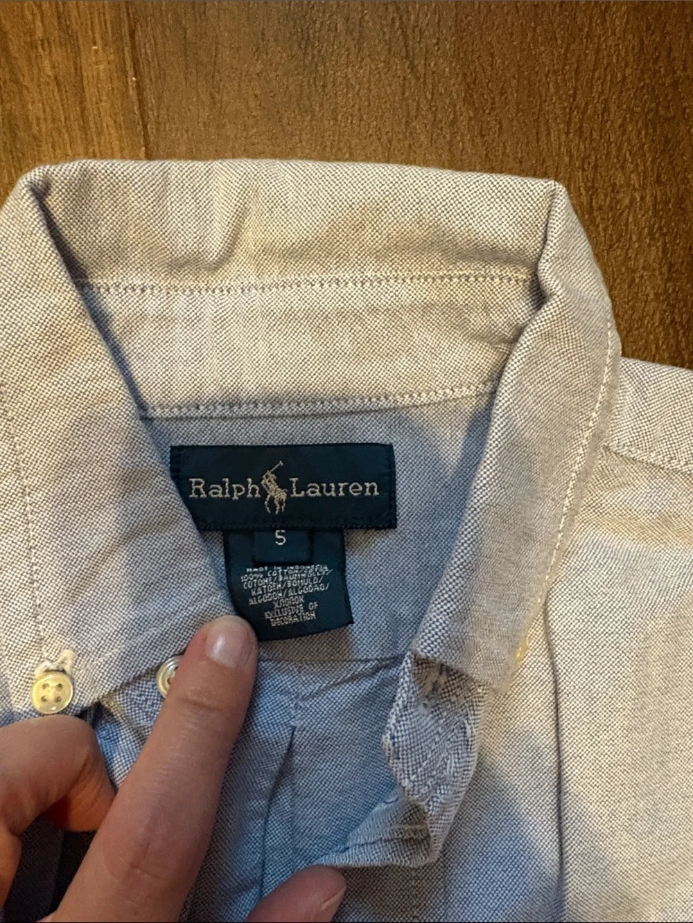 Ralph Lauren Light Blue Oxford Button-Down Shirt - Boys